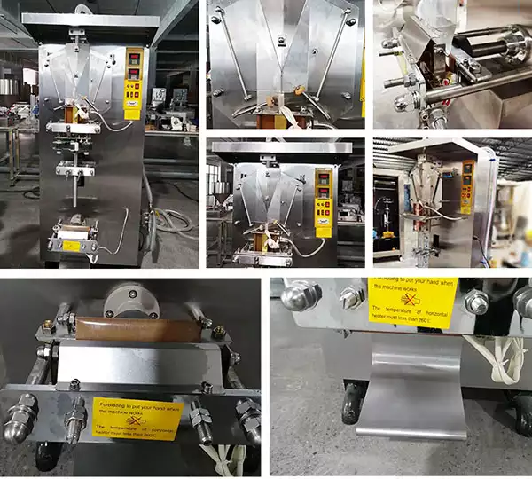 Liquid filling sealing machine structure