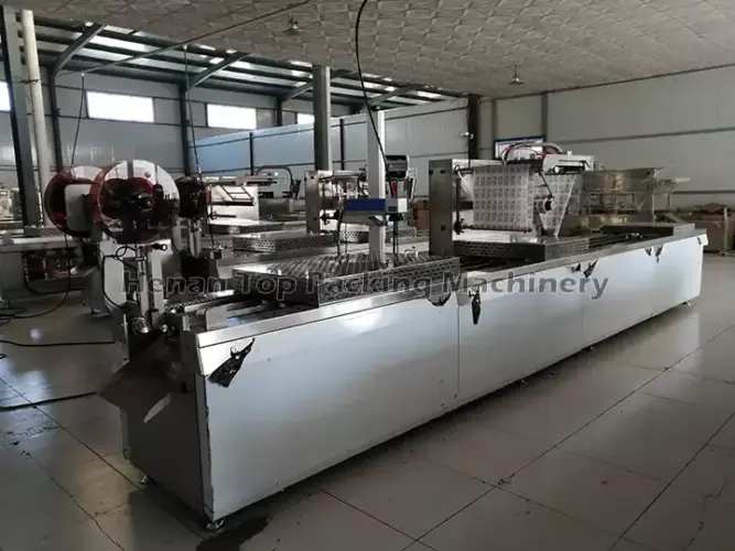 Stretch film vacuum packaging machine