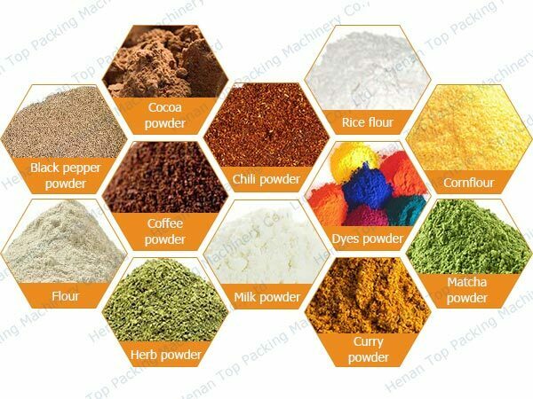 Applications of powder packaging machine
