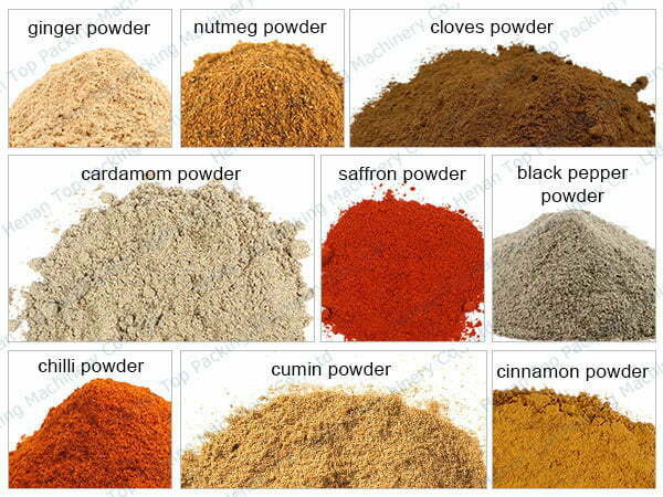 Applications of spice packing machine