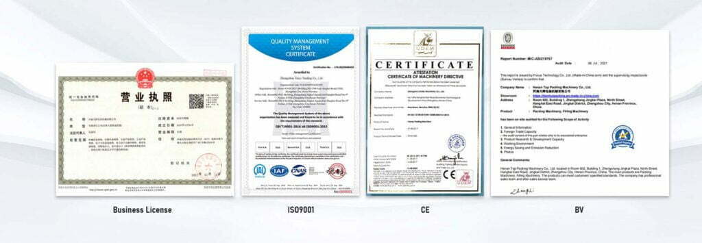 Certificates