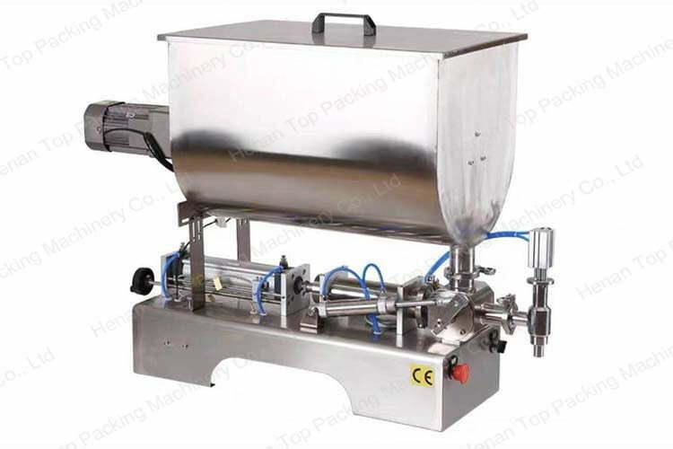 Semi-automatic u-type paste filling machine
