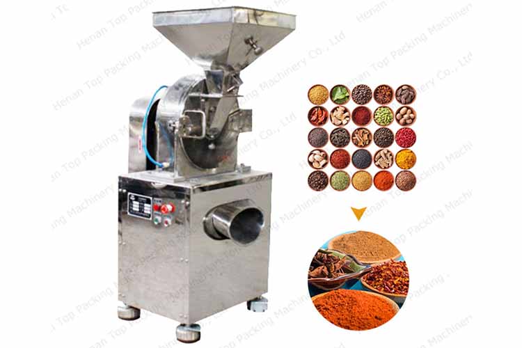 Grinding machine for food