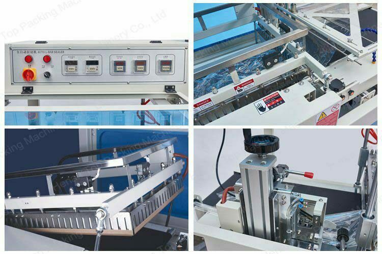 detailed components of the wrapping & cutting machine