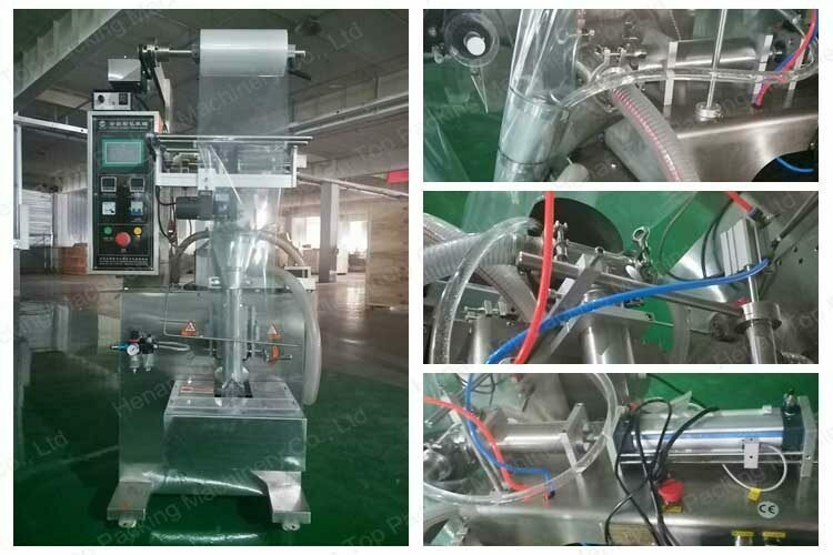 Single head liquid pump matching with packaging system