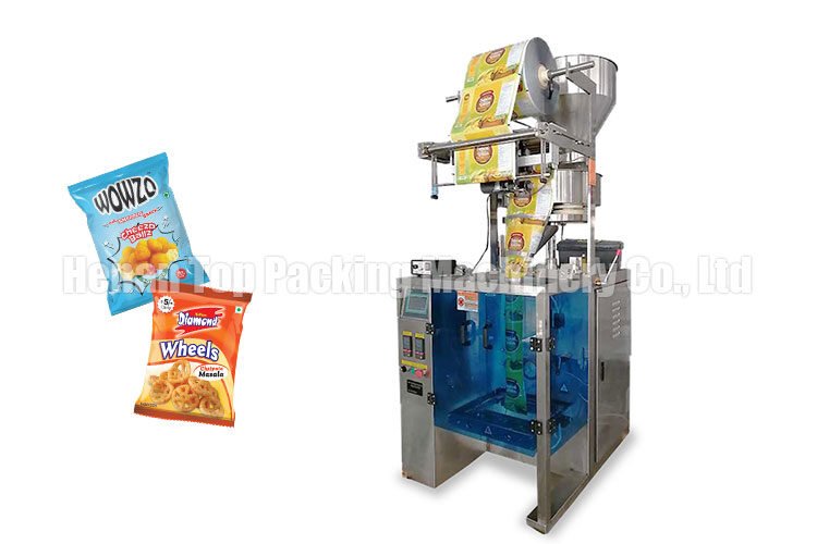 Vertical snacks granule packaging machine