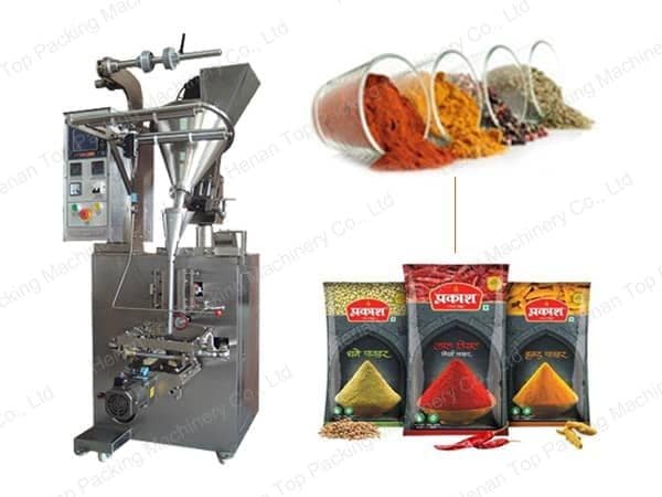 Th-320 spice powder pouch packing machine for 0-80g