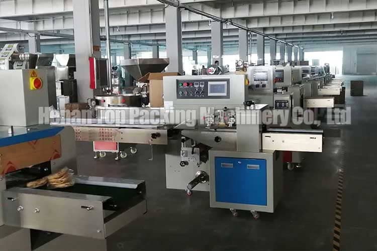 Mesin pembungkus bantal automatik TH-350 dijual ke Amerika