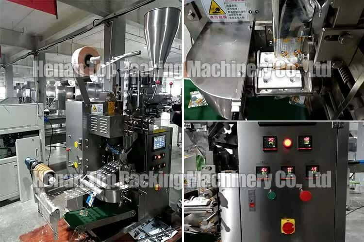 Inner and outer tea bag packing equipment in factory