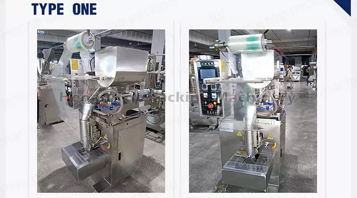 Paste sachet packing machine with u hopper