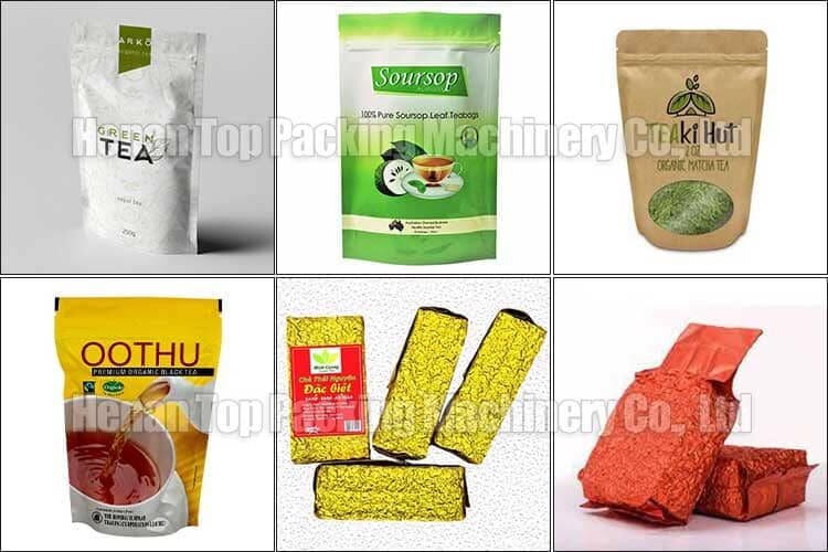Pre-made tea pouch & vacuum sealing tea bag
