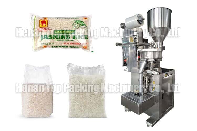 Rice granule packing machine for small bag