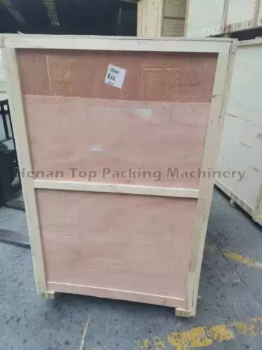 Packaging machinery packed for protection