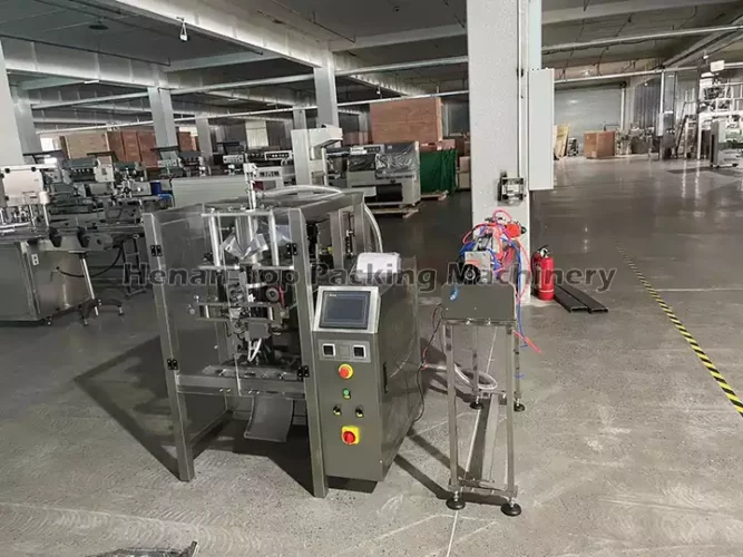 Liquid pouch packing machine