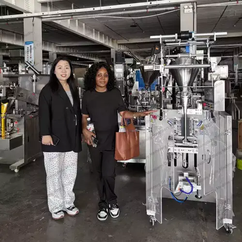 Zimbabwe-kund om besöket på packmaskinfabriken.