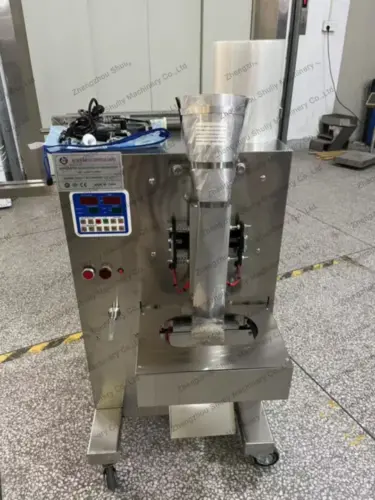 Packaging machine for granules