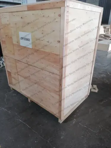 Máquina de envasado de cojines en estuche de madera