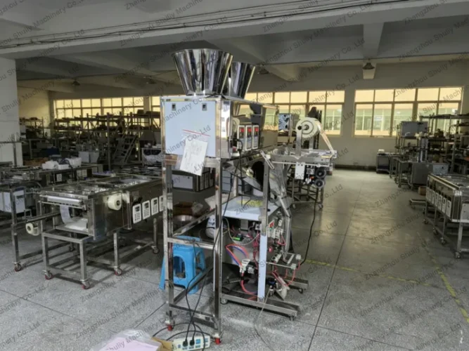 Scale and packing machine